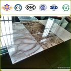 ABB Inverter Siemens Motor PVC Artificial Marble Sheet / Board Making Machine 500-550pcs/24h