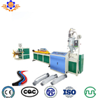 HDPE PP Corrugated Pipe Machine Single Wall Plastic Production Line 63MM