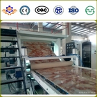 PVC Artificial Marble Sheet Production Line 400Kg/H 1.22m Width PVC Marble Sheet