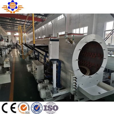 Plastic PP PE Pipe Production Line with output 16 - 315mm PE Plastic Pipe Extruder