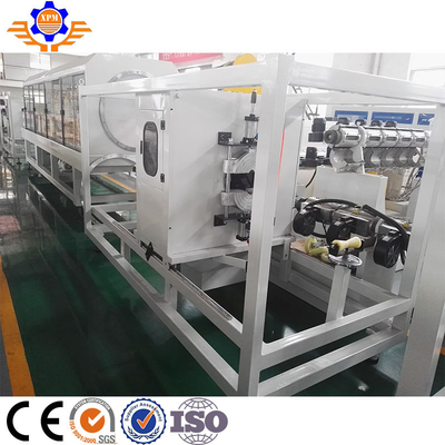 Gas Water 4 To 9m/Min PE Pipe Extrusion Line Single Screw Compounding Extruder