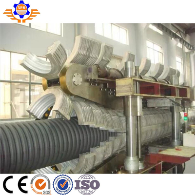 6m 110mm PE PP PVC Pipe Extrusion Line Pvc Single Wall Corrugated Pipe Line