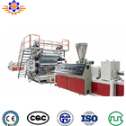 Artificial PVC Marble Strip Production Line Extruder Machine Extrusion Making Stone Sheet Board Panel