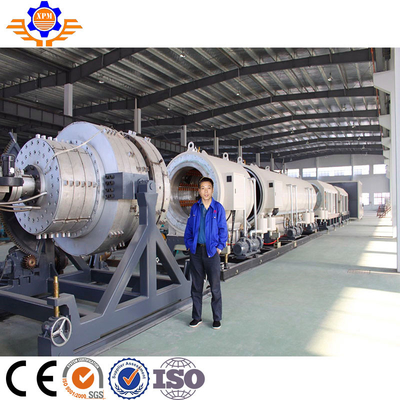 CE ISO PVC Pipe Extrusion Line Pipe Diameter 16 - 630mm 22- 160KW Extruder Power