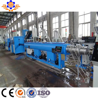 110 - 315MM PE Pipe Extrusion Line Vacuum Calibration Sleeves 160KW Single Screw Plastic Extruder