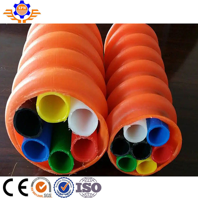 PVC UPVC Double Wall Corrugated Pipe Machine With Conical Twin Screw