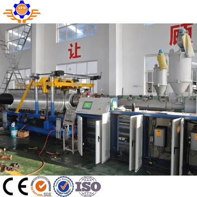 Twin Screw PE PVC Pipe Extrusion Line Single Wall Corrugated Pipe Extrusion Line Machine