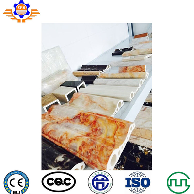 Artificial PVC Marble Strip Production Line Extruder Machine Extrusion Making Stone Sheet Board Panel