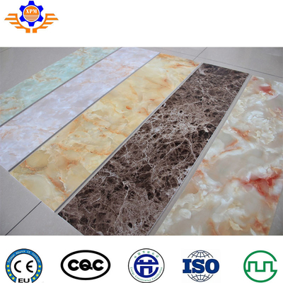 400Kg/H 500-550Pcs 1220mm Pvc Marble Sheet Production Line  Stone Production Line Marble Extrusion