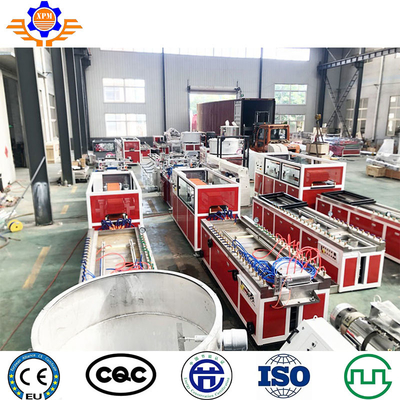 800 To 8500pcs/24h Artificial Stone Production Line Twin Screw Pvc Profile Stone Board Sheet Extrusion Line
