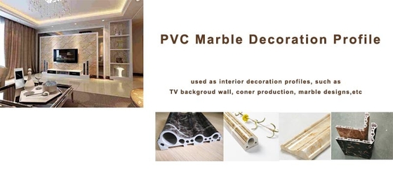 500-550pcs/24h 1.22m PVC Artificial Marble Extrusion Line Sheet Machine ABB Inverter