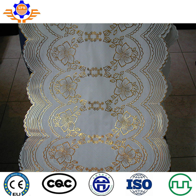 320Kg/H PVC Table Cloth Machine ABB Inverter Production Line Equipment